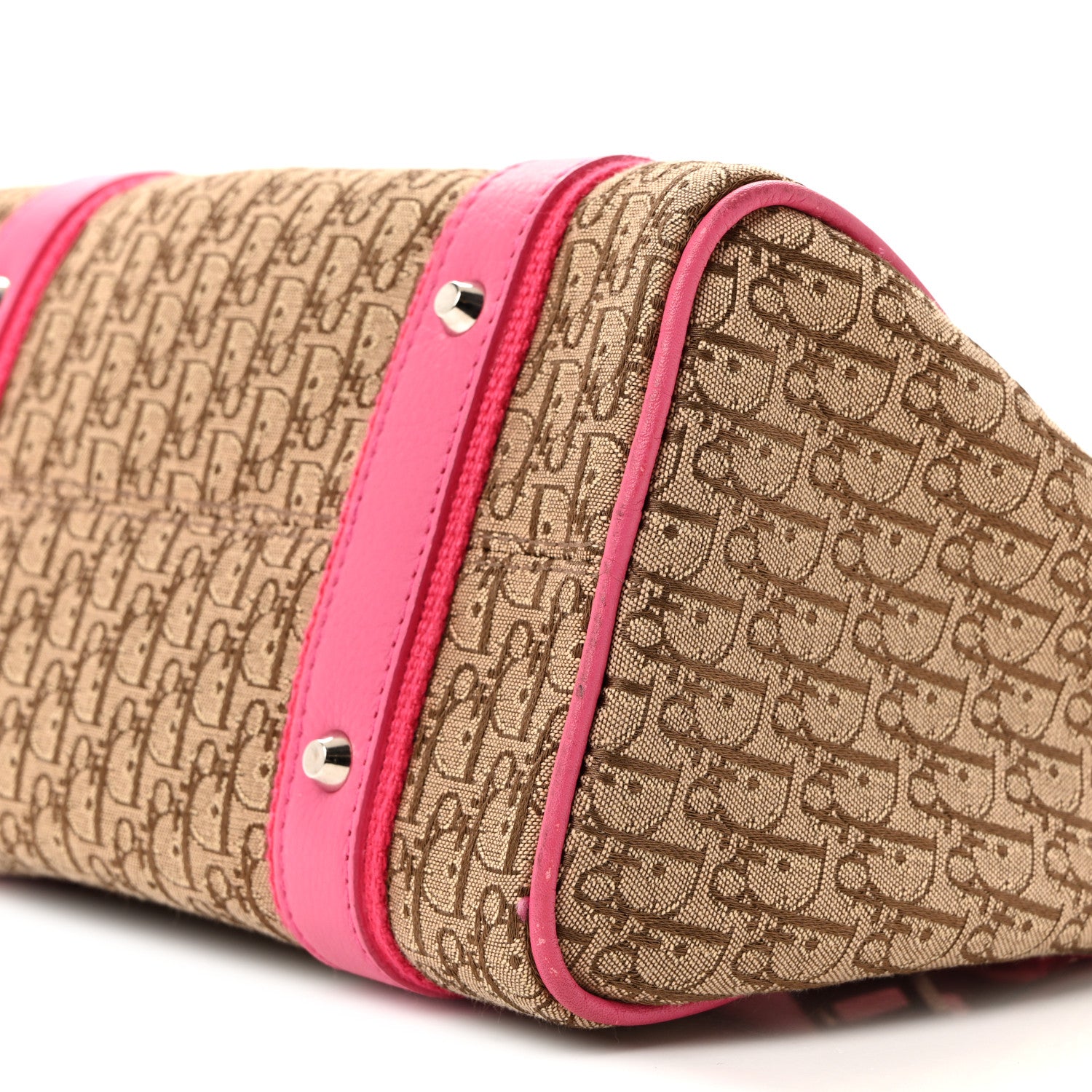 Christian Dior Monogram Street Chic Boston Pink Beige 1838251