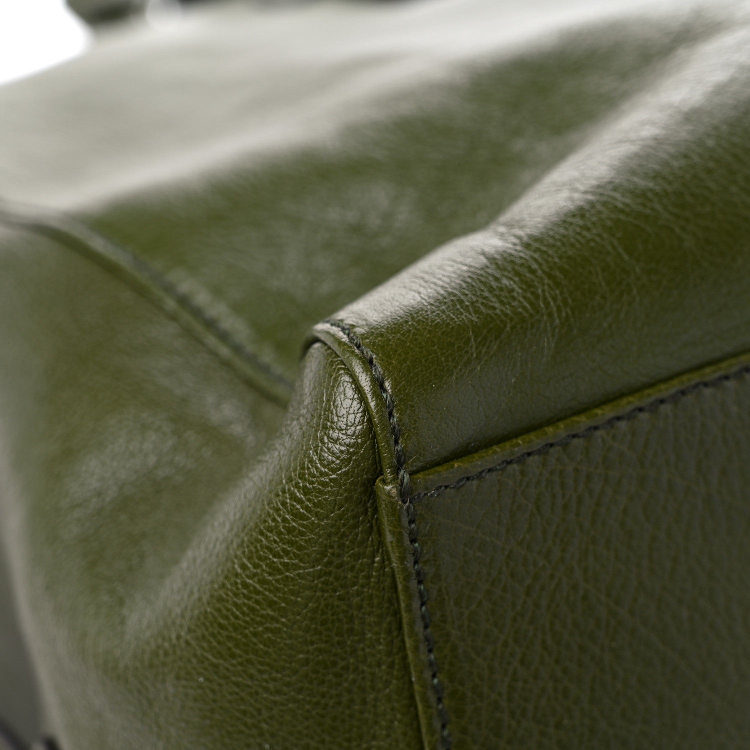 Gucci Calfskin Tonal GG Medium Tote Bag Forrest Green 8 of 14