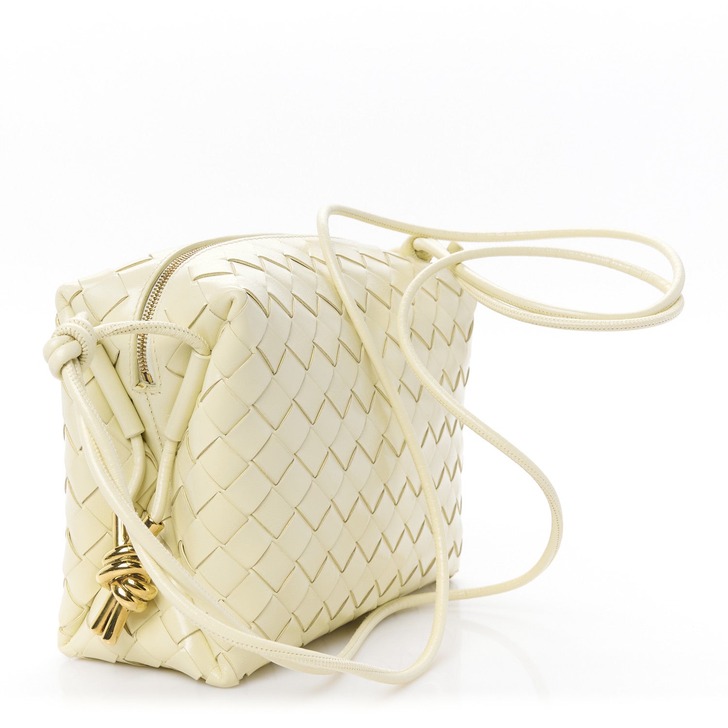 Bottega Veneta Nappa Intrecciato Small Loop Camera Bag Yellow Maze 3 of 9