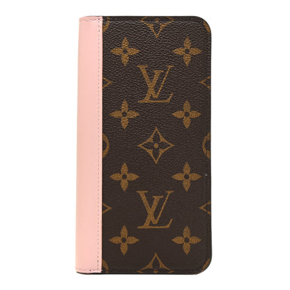 Louis Vuitton Monogram iPhone XS Max Folio Case Rose Ballerine 1 of 9