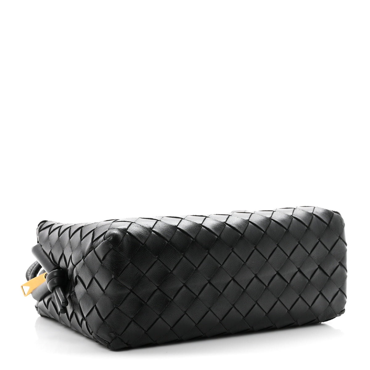 Nappa Intrecciato Small Loop Camera Bag Black