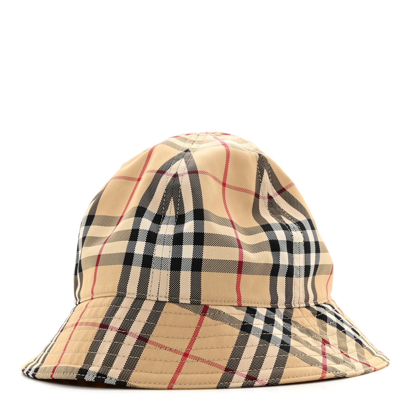 Nylon Vintage Check Bucket Hat L Archive Beige