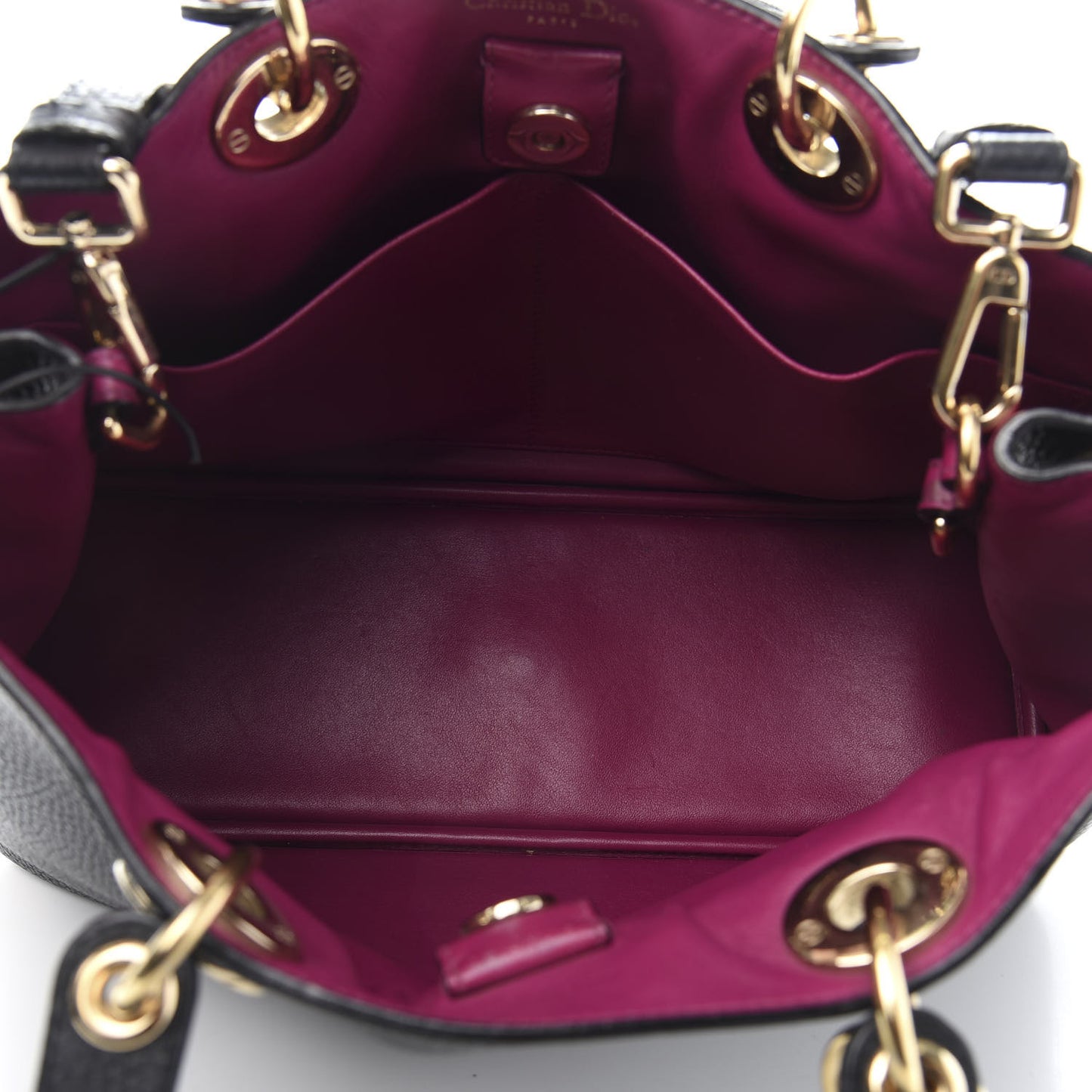 Bullcalf Small Diorissimo Tote Black Rose Indien