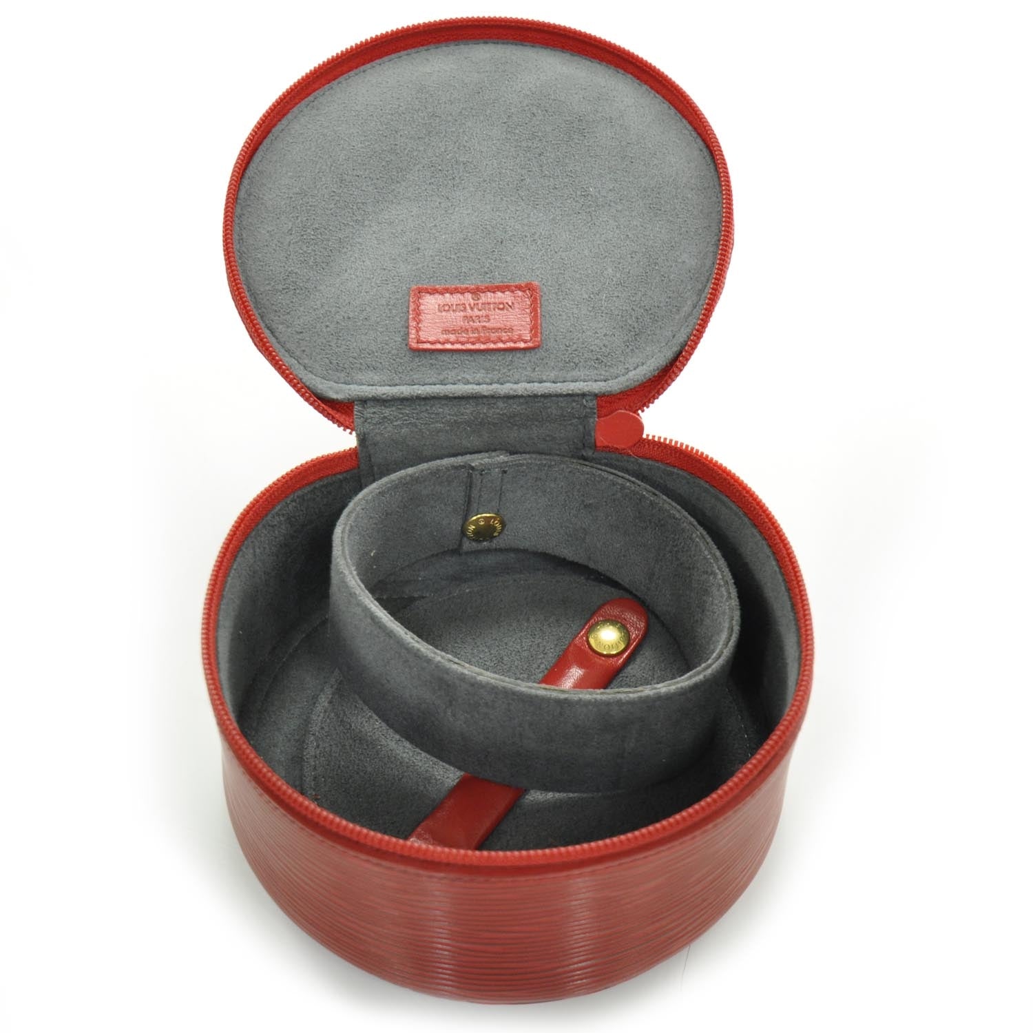 Louis Vuitton Epi Ecrin Bijoux Jewelry Box 12cm Red 6 of 7
