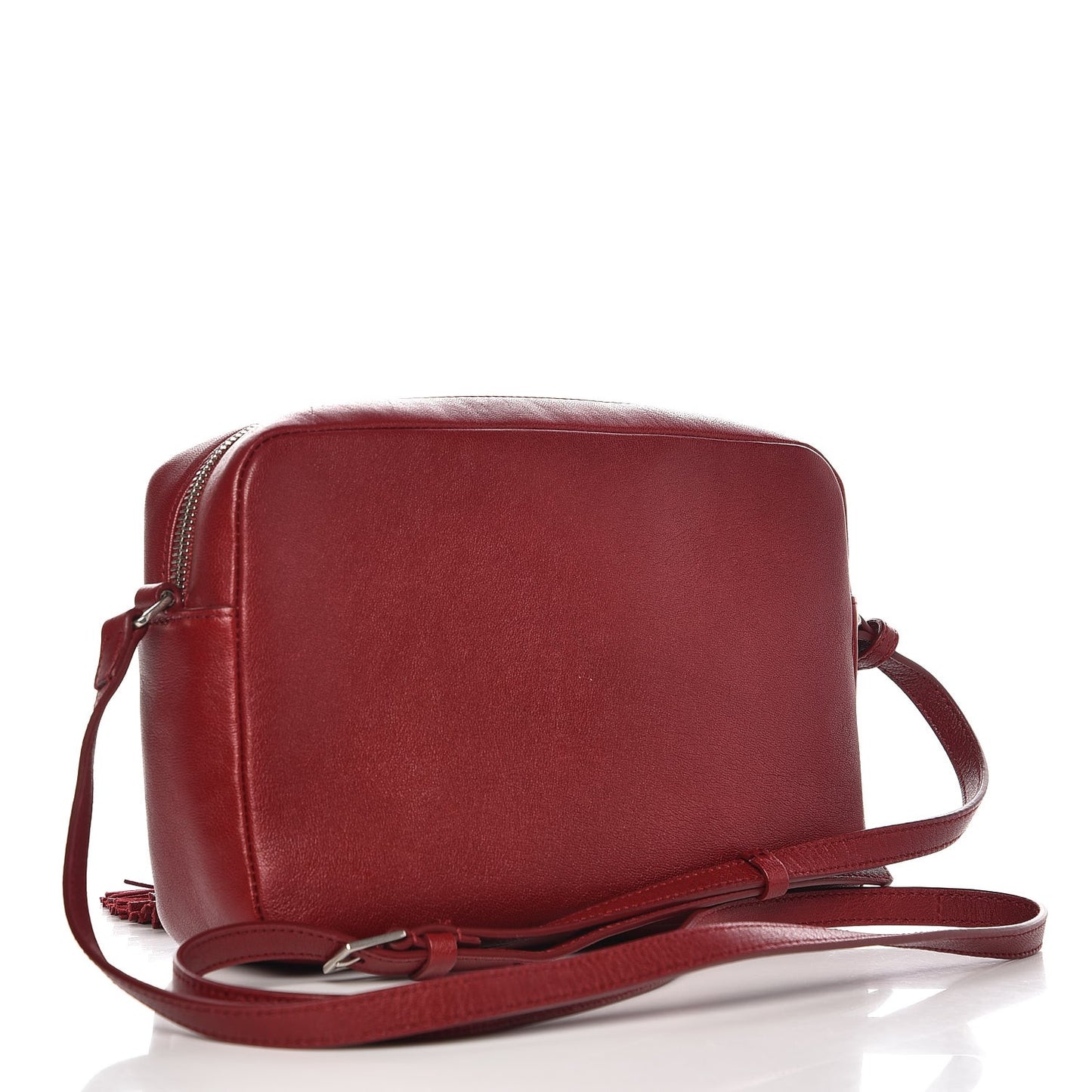 Lambskin Monogram Small Lou Camera Bag Lipstick Red