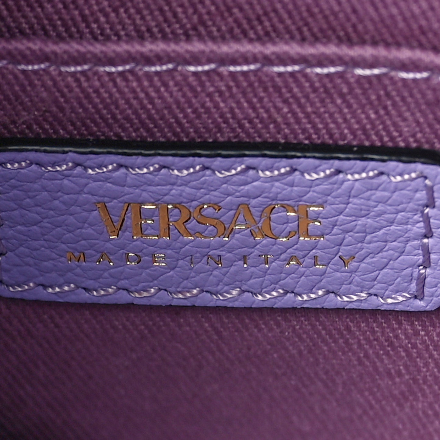 Calfskin La Medusa Small Hobo Crossbody Lilac