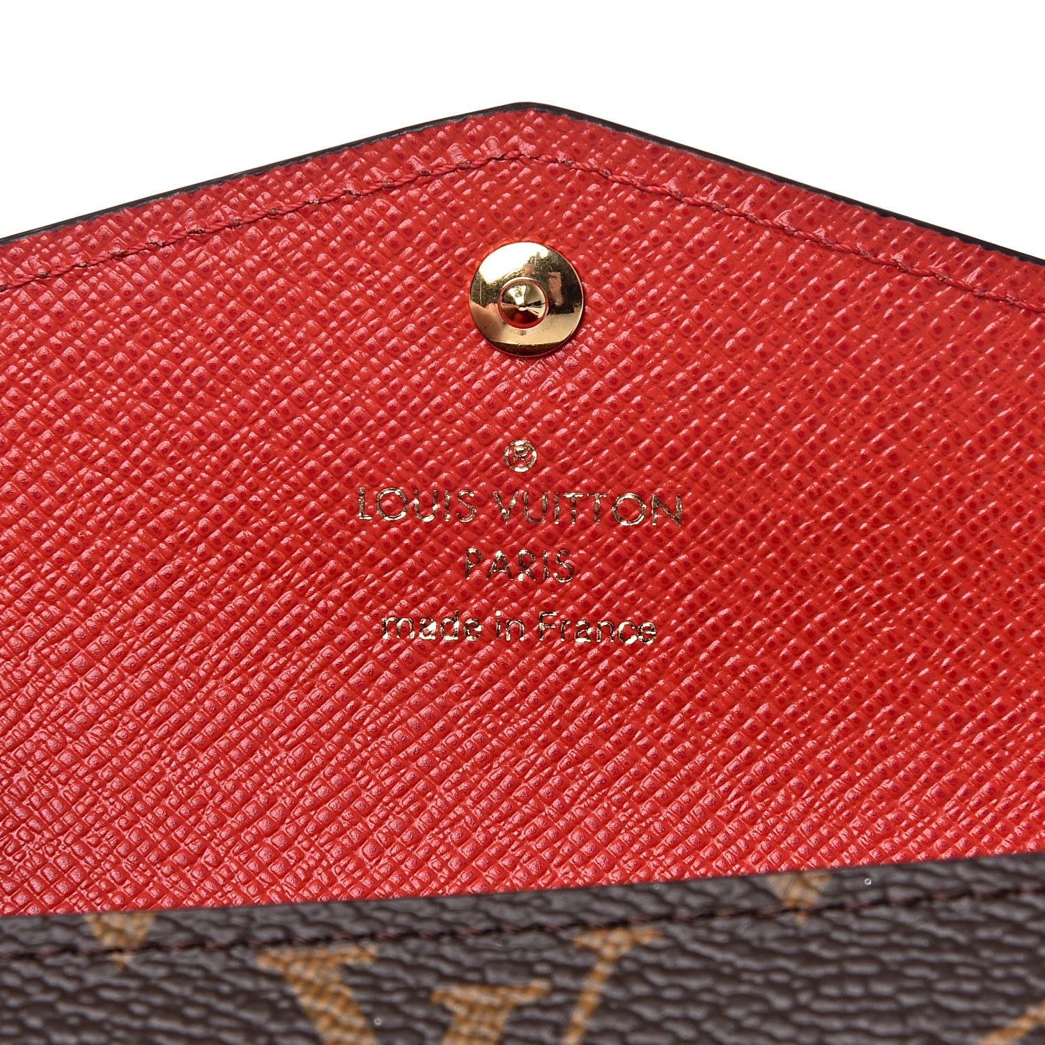 Louis Vuitton Monogram Sarah Multicartes Coquelicot 6 of 6