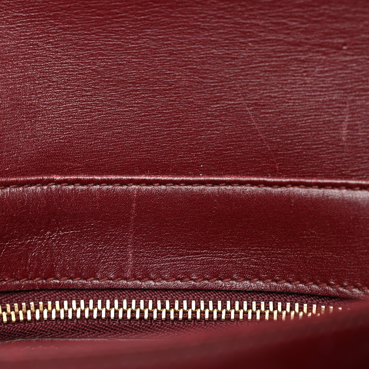 Gucci Vitello Palmellato Lux Small Arli Flap Shoulder Bag Vintage Bordeaux 12 of 16