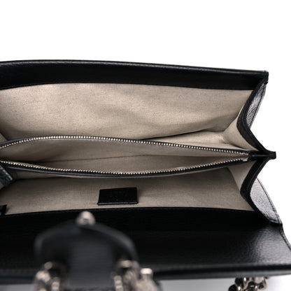 Gucci Pebbled Calfskin Small Dionysus Shoulder Bag Black 5 of 14