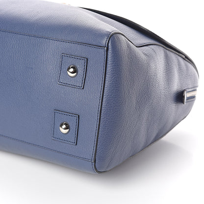 Mulberry Grainy Leather Large Del Rey Satchel Slate Blue 9 of 9