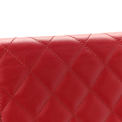 Chanel Calfskin Quilted Cambon Wallet On Chain WOC Red 11 of 11