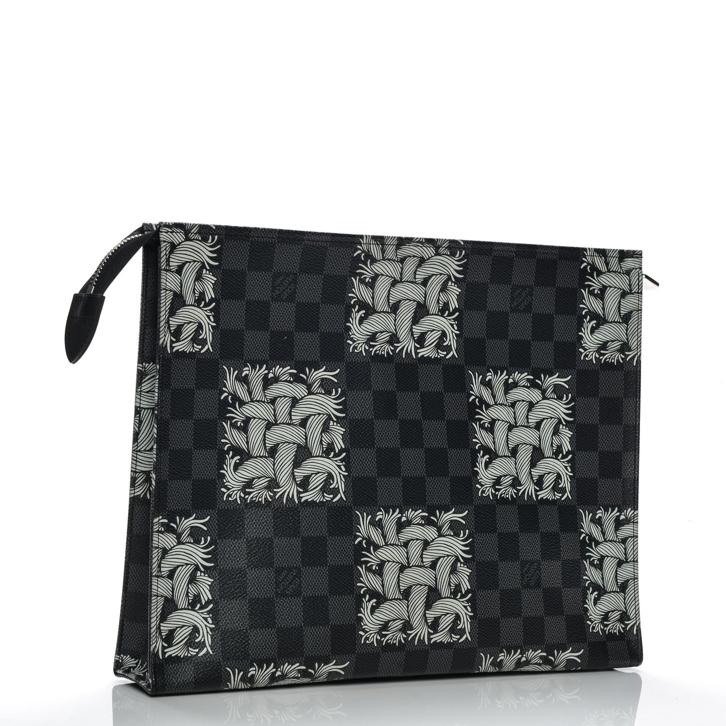 Damier Graphite Rope Pochette Voyage White