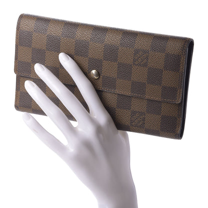Louis Vuitton Damier Ebene Porte Tresor International Wallet 2 of 7