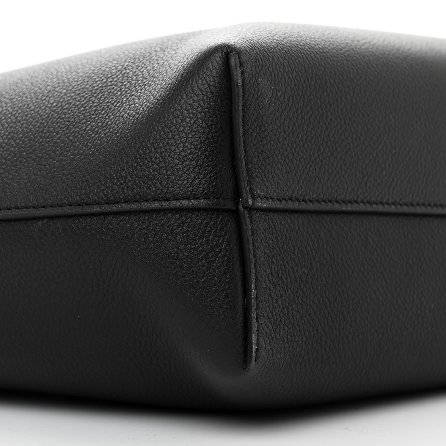 Celine Grained Calfskin Triomphe Mini Cabas Anais Black 9 of 11