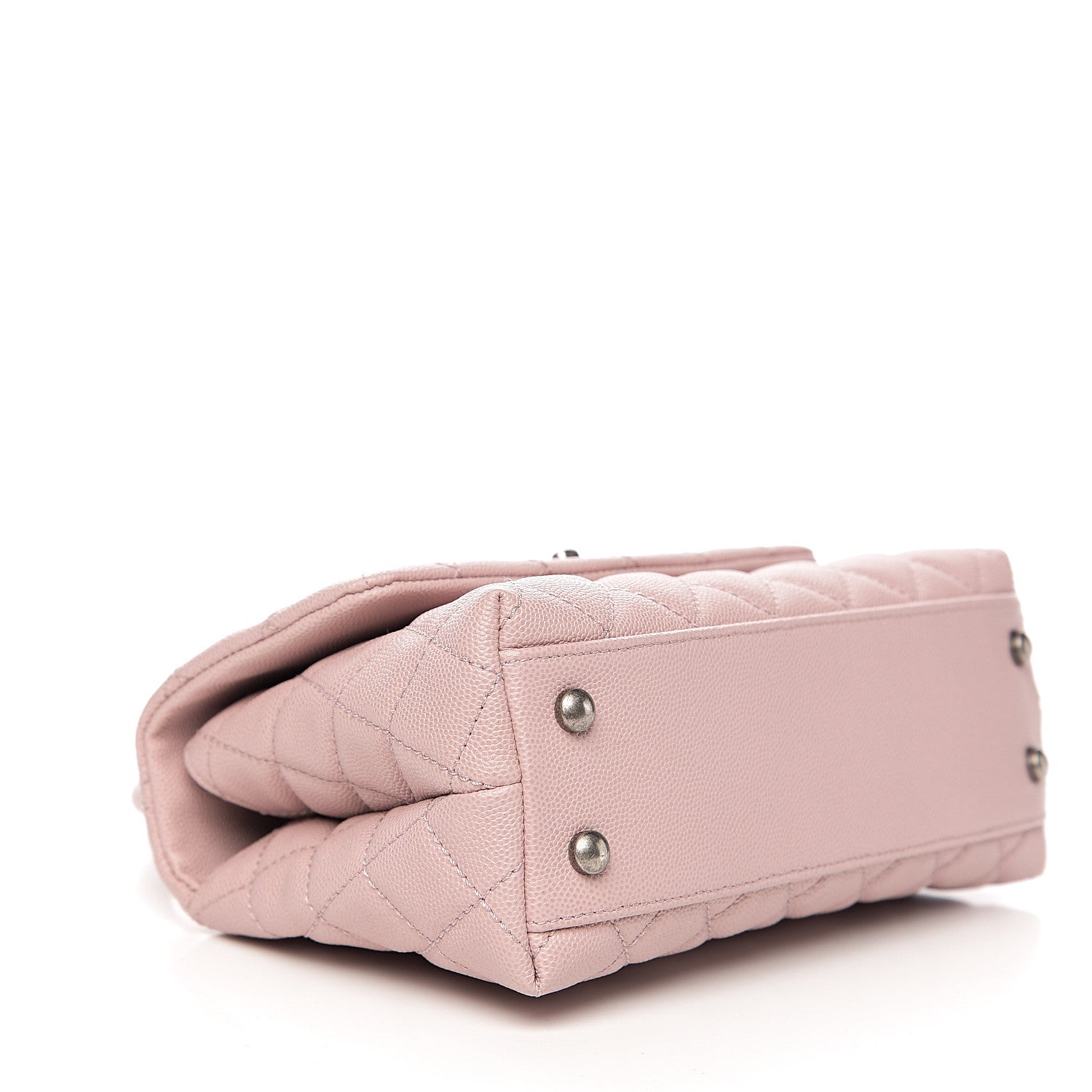 Chanel Caviar Quilted Mini Coco Handle Flap Pink 3 of 10
