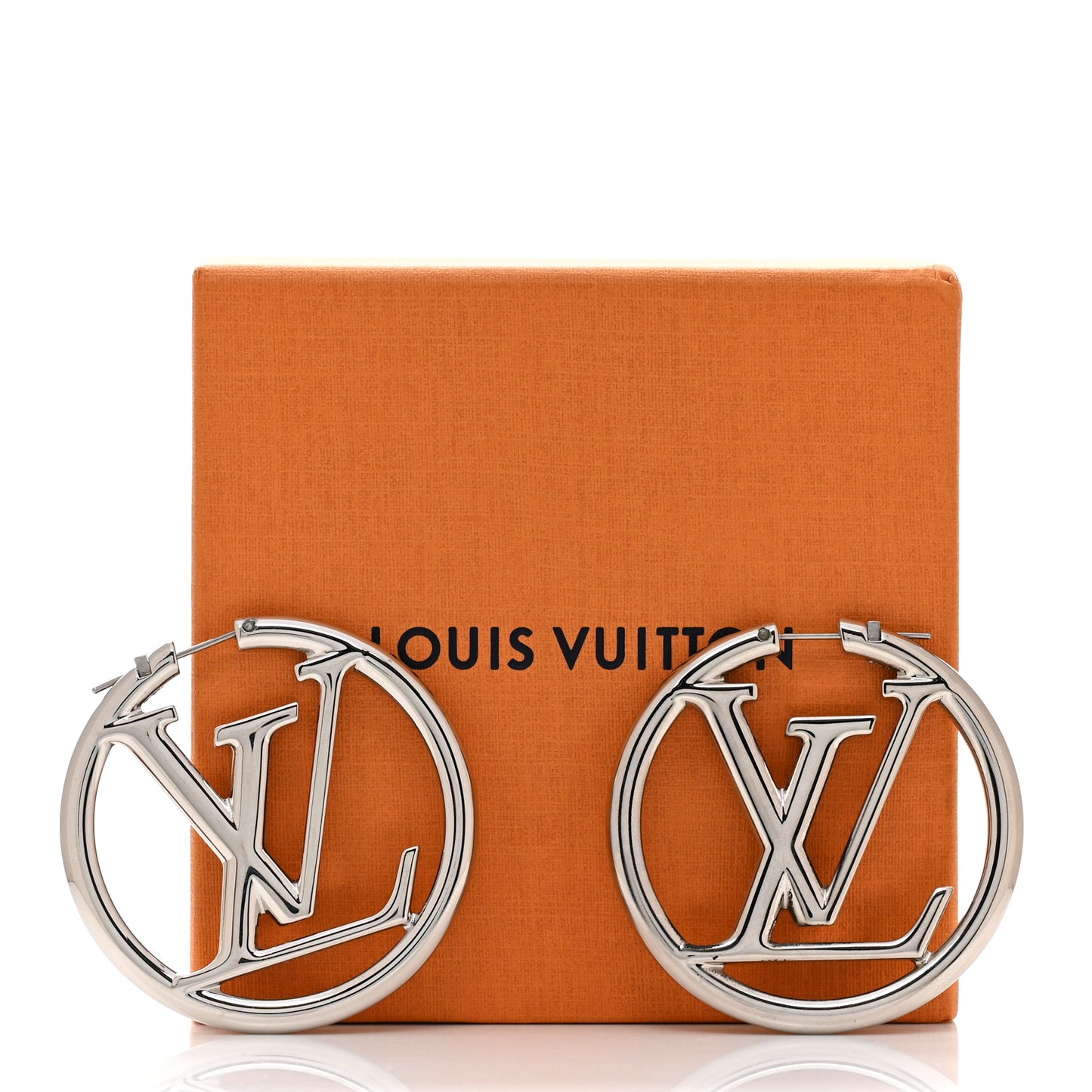 Palladium Louise Hoop Earrings Silver