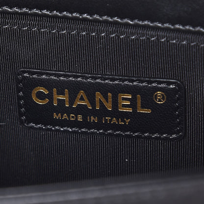 Chanel Lambskin Quilted Small Boy Flap Black 6 of 8
