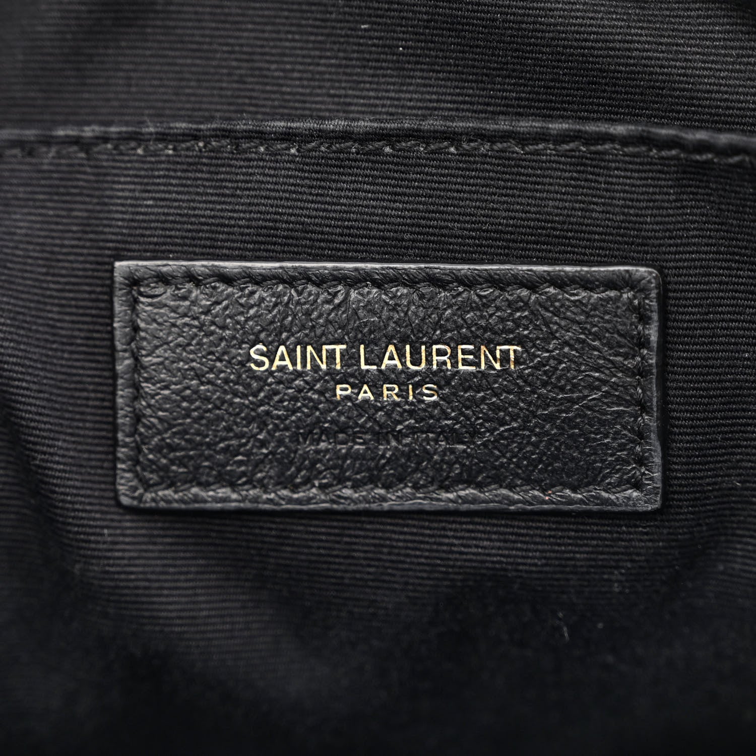 Saint Laurent Calfskin Matelasse Monogram Lou Camera Bag Black 6 of 11