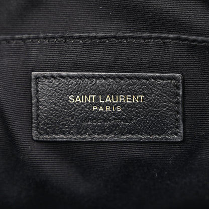 Saint Laurent Calfskin Matelasse Monogram Lou Camera Bag Black 6 of 11