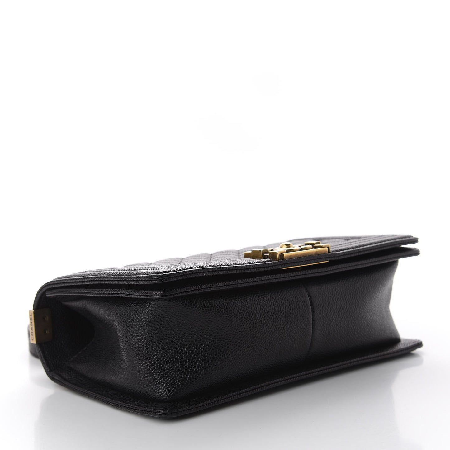 Caviar Quilted Medium Boy Flap Black