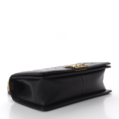 Chanel Caviar Quilted Medium Boy Flap Black 5 of 12
