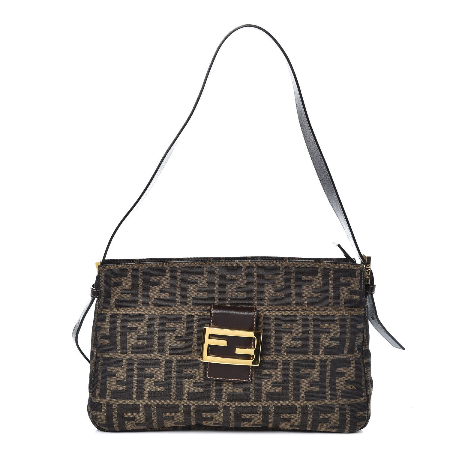 Fendi Zucca Shoulder Bag Tobacco 1 of 7