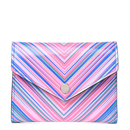 Louis Vuitton Epi Tropical Victorine Wallet Blue Rose 1 of 4