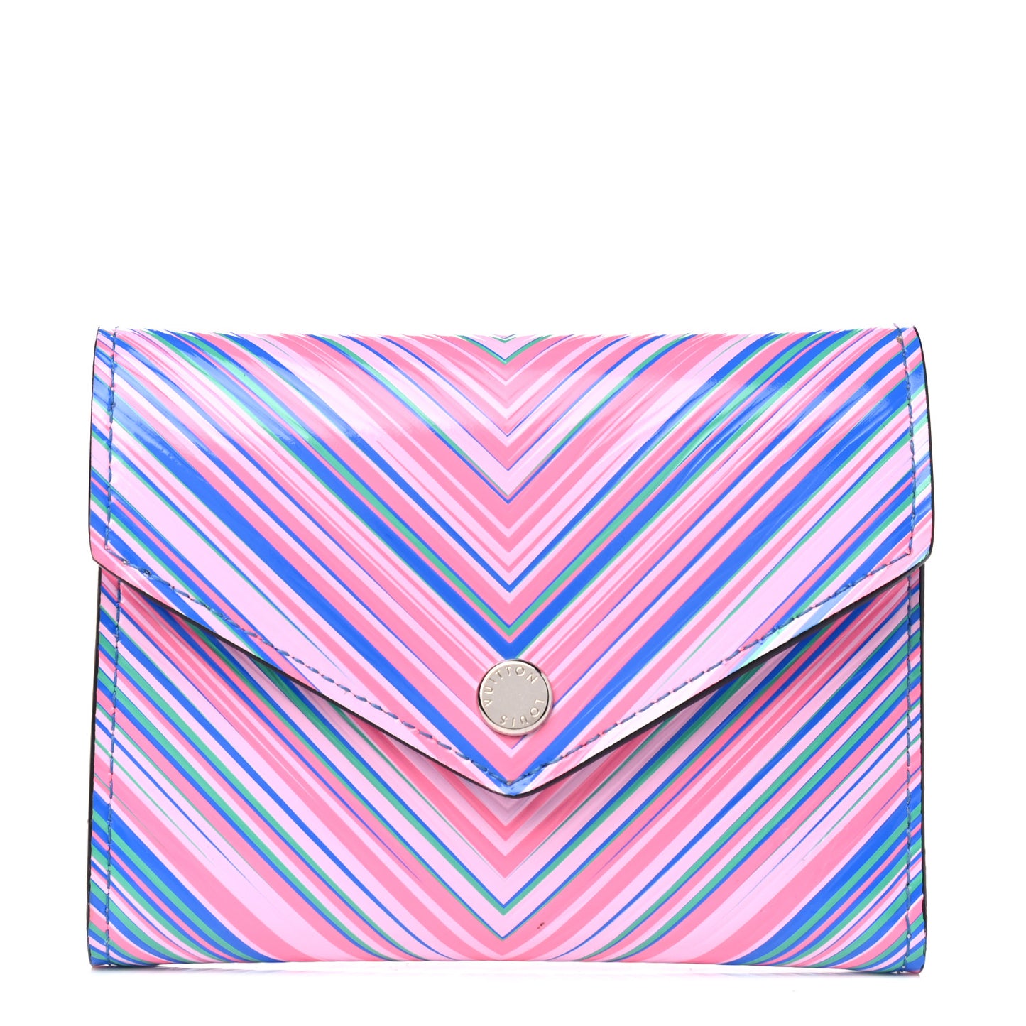 Epi Tropical Victorine Wallet Blue Rose