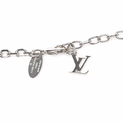Louis Vuitton Swarovski Gamble Long Necklace Silver 6 of 6