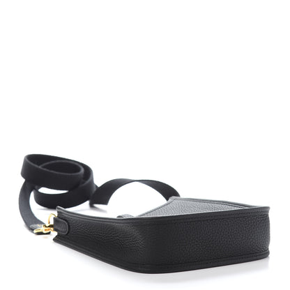 Hermes Taurillon Clemence Evelyne TPM Black 3 of 10