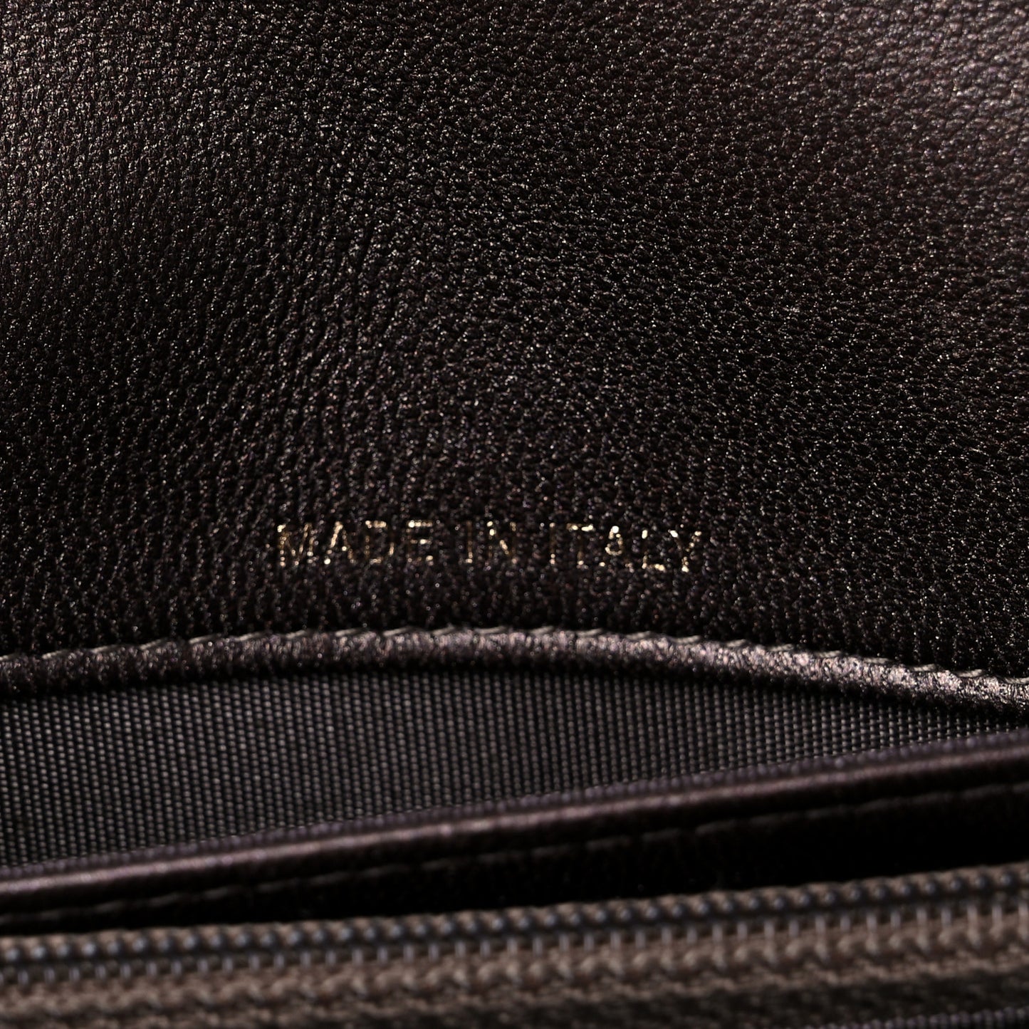 Lambskin Studded Wallet on Removable Chain Bronze