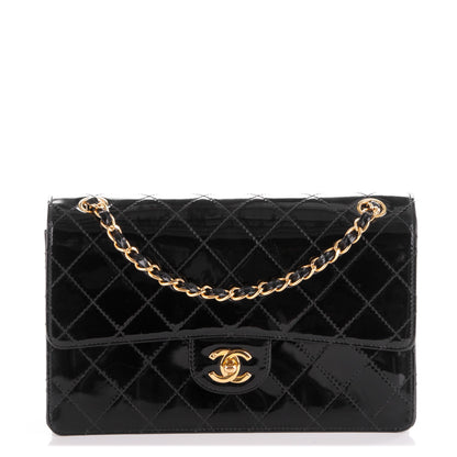 Chanel Patent Quilted Medium Single Flap Bag Black 1 of 9