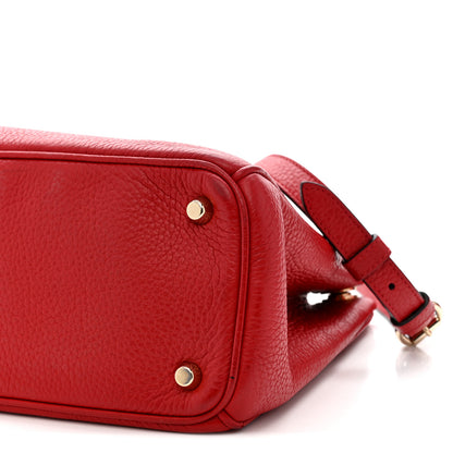 Christian Dior Calfskin Medium Diorissimo Tote Red 11 of 11