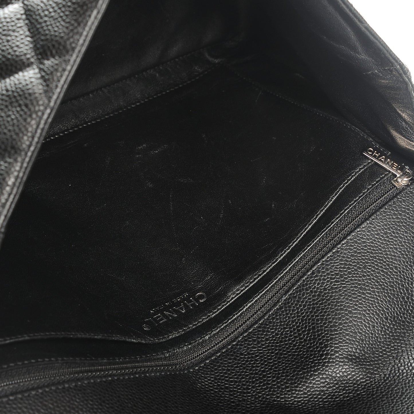 Caviar Quilted Maxi Single Flap Black