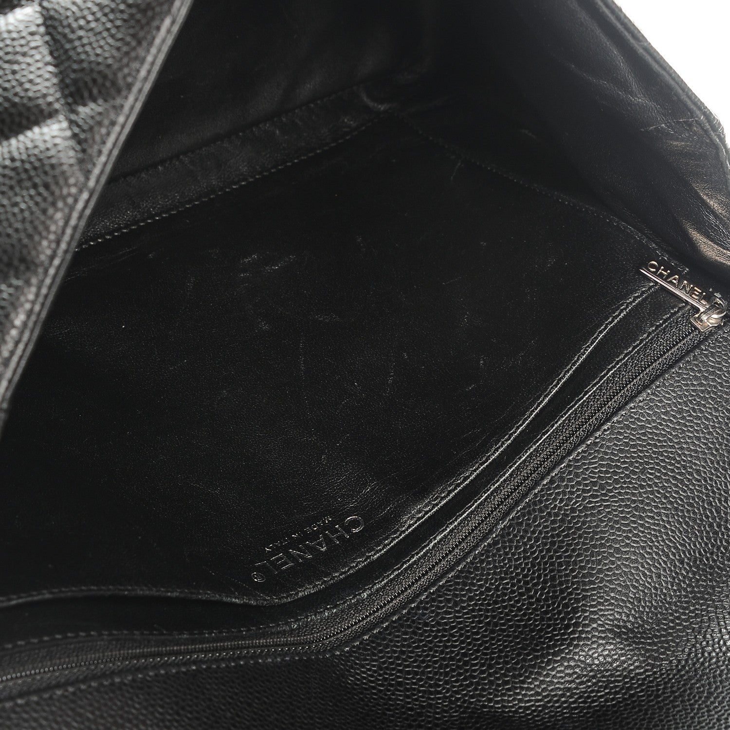 Chanel Caviar Quilted Maxi Single Flap Black 8 of 8