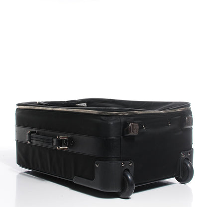 Prada Tessuto Saffiano Trolley Luggage Nero Black 4 of 9