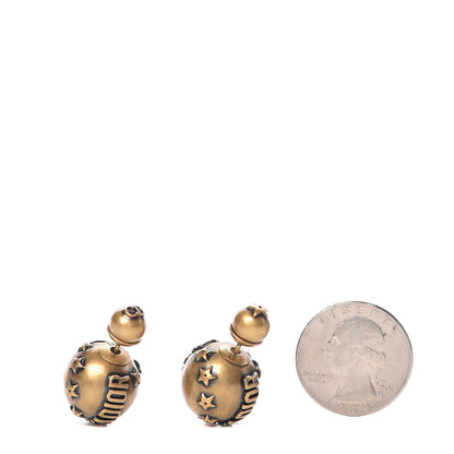 Christian Dior Metal J'Adior Mise En Dior Tribal Earrings Gold 2 of 6