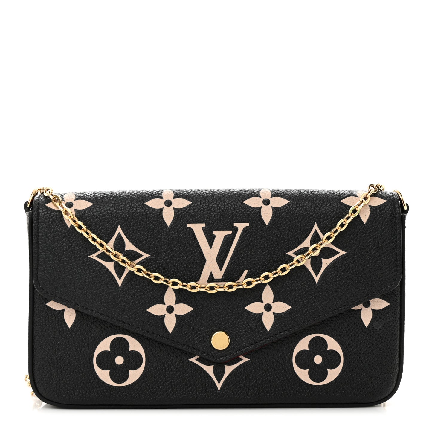 Empreinte Monogram Giant Felicie Pochette Black Beige