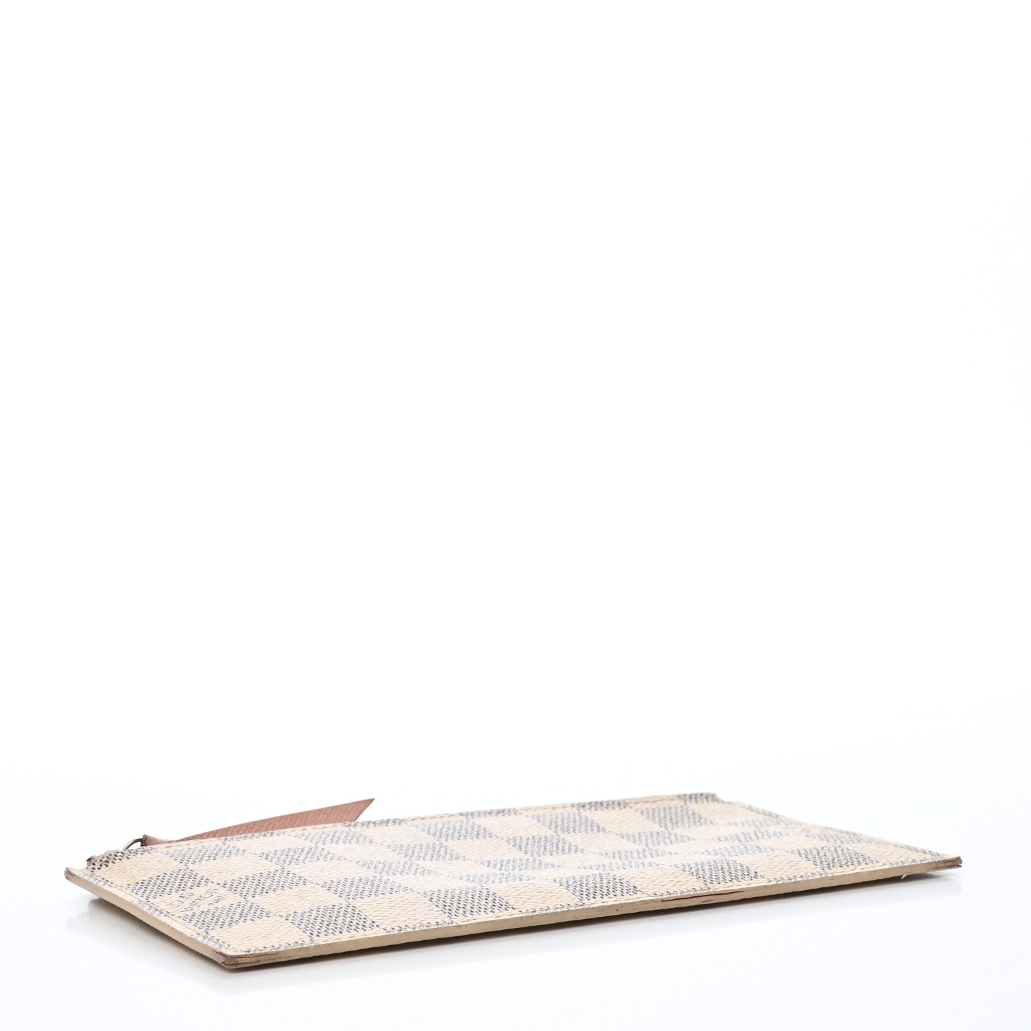 Louis Vuitton Damier Azur Felicie Chain Wallet Zippered Insert Rose Ballerine 4 of 9