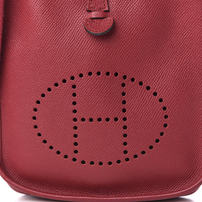 Hermes Epsom Evelyne TPM Rouge Grenat 11 of 11