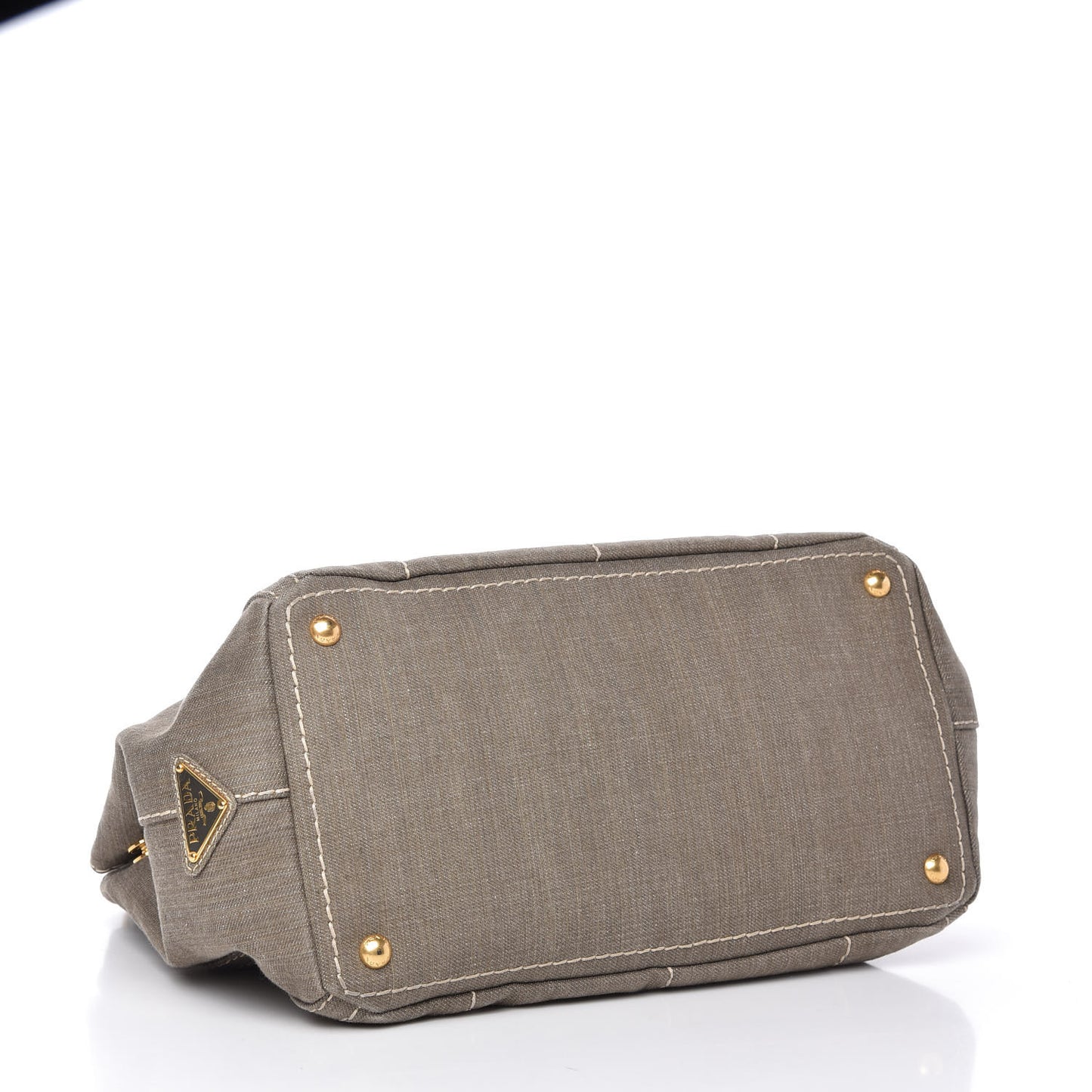 Denim Logo Tote Militare