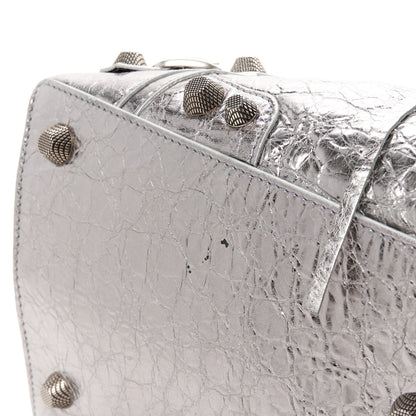 Balenciaga Metallic Agneau Arena Neo Cagole City Silver 12 of 12