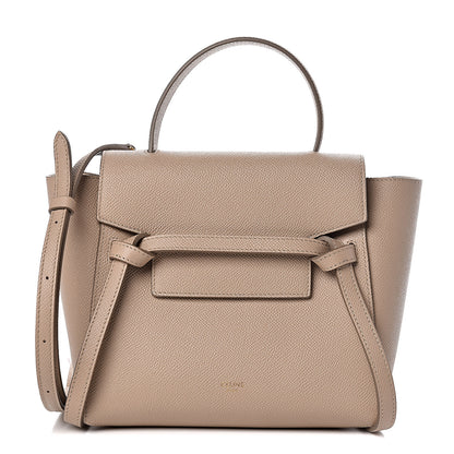 Celine Grained Calfskin Nano Belt Bag Light Taupe 1 of 10