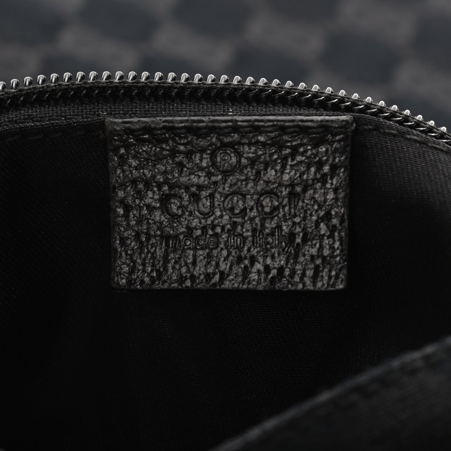 Gucci Monogram Small Flap Messenger Bag Black 7 of 9