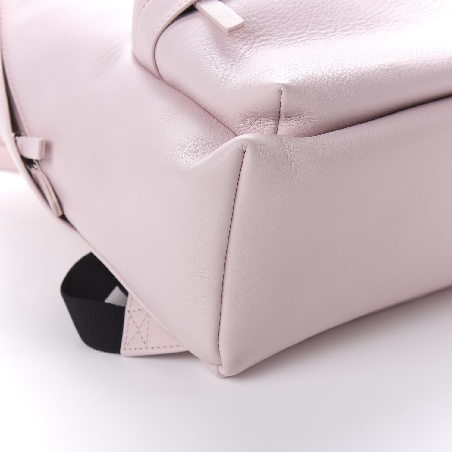 Balenciaga Smooth Calfskin Logo Small Everyday Backpack Light Rose Black 5 of 8