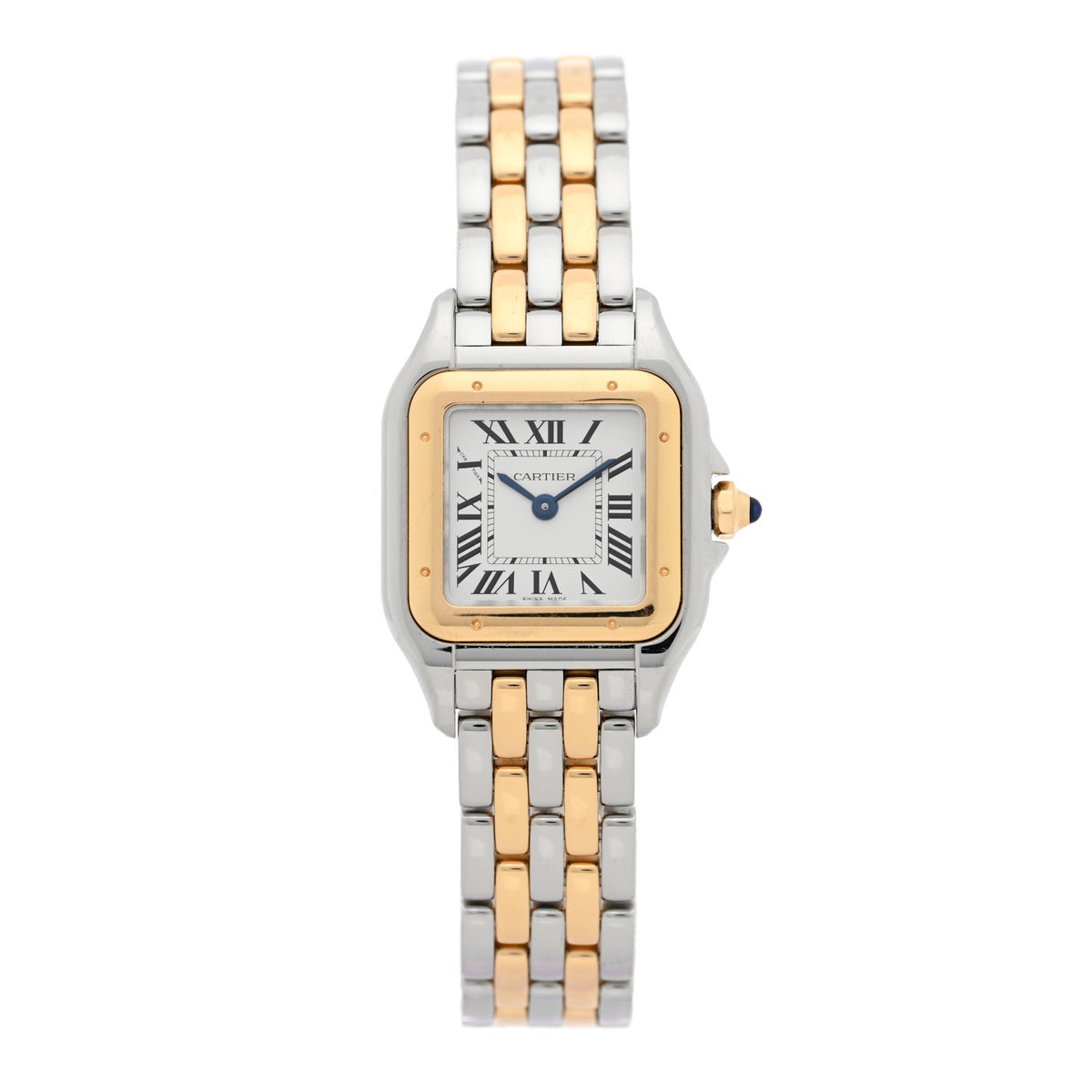 Cartier Stainless Steel 18K Yellow Gold 22mm Panthere Quartz Watch 1 of 5
