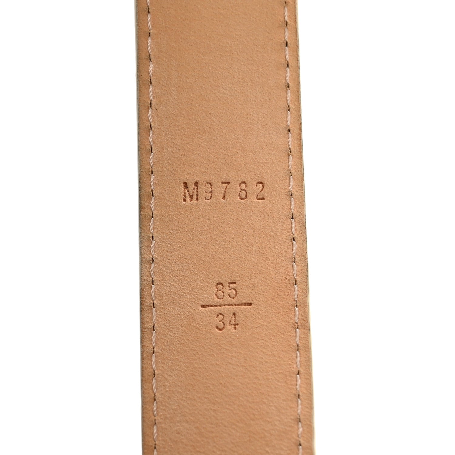 Louis Vuitton Damier Azur 25mm Mini Belt 85 34 6 of 10