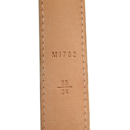 Louis Vuitton Damier Azur 25mm Mini Belt 85 34 6 of 10