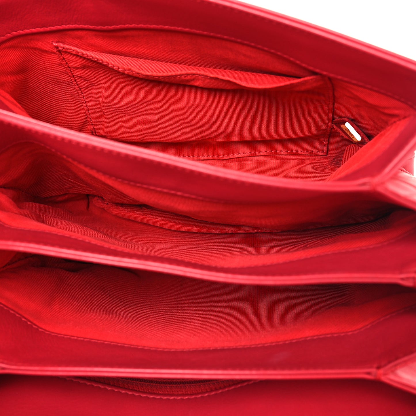 Calfskin Small Tramezzo Flap Red