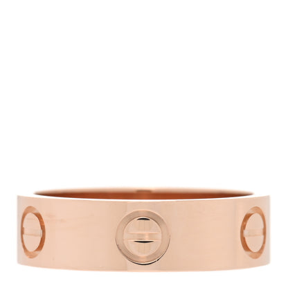 Cartier 18K Pink Gold 5.5mm LOVE Ring 54 7 3 of 5